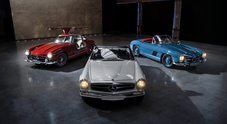 Mercedes-Benz sotto i riflettori del Salone Auto e Moto d'epoca a Padova per festeggiare una serie di anniversari