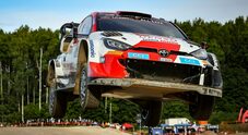 Rally Estonia, Rovanperä (Toyota) passa al comando. Precede la Yaris del compagno di squadra Evans e la Hyundai di Tänak
