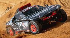 Audi, storico successo alla Dakar. La prima volta di un'auto elettrica. Sainz vince la 3^ tappa, terzo Peterhansel