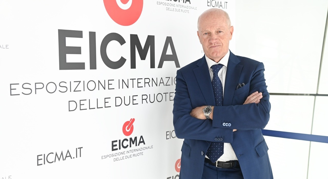 il presidente Confindustria Ancma, Paolo Magri a eicma 2022