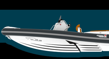 Brevettato il sistema di MV Marine che consente ai gommoni di navigare su un “letto di molle”, con “effetto ammortizzatori”