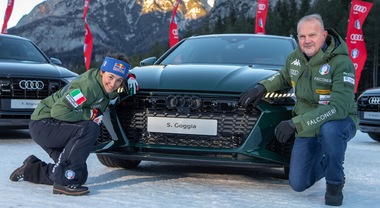 Audi, a Cortina con una visione sostenibile e “olimpica”. Longo: «Qui abbiamo piantato semi di mobilità consapevole»